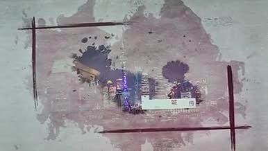 震撼中国风水墨城市宣传片AE模板视频的预览图